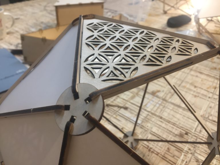 laser cut side lamp