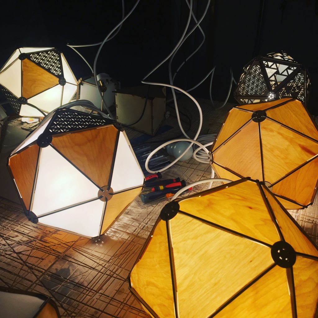 laser cut side lamp